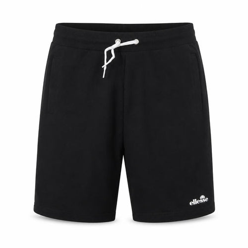 Ellesse Men’s Black S Sweat Shorts Drawstring Logo Pockets