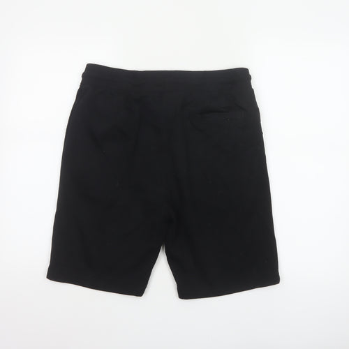 Ellesse Men’s Black S Sweat Shorts Drawstring Logo Pockets
