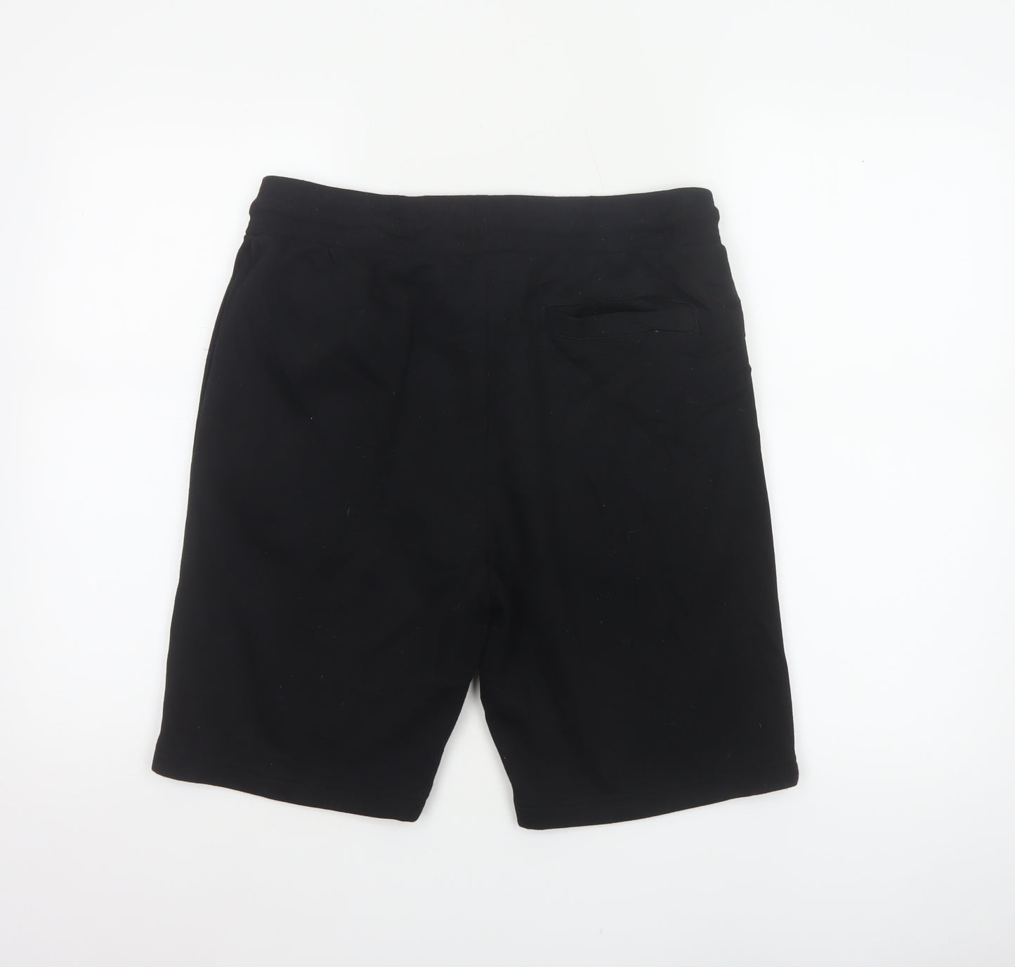 Ellesse Men’s Black S Sweat Shorts Drawstring Logo Pockets