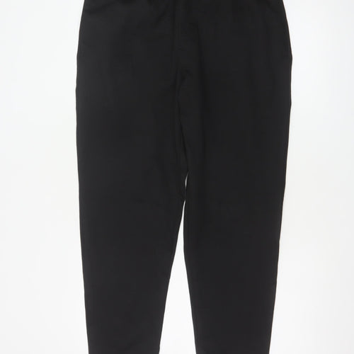 Zara Men’s Black M 31 Jogger Knit Tapered Drawstring Trousers