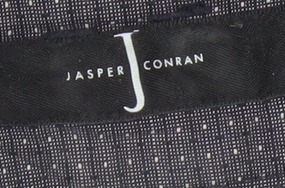 Jasper Conran Women’s Grey Pinstripe Tapered Dress Trousers UK 14
