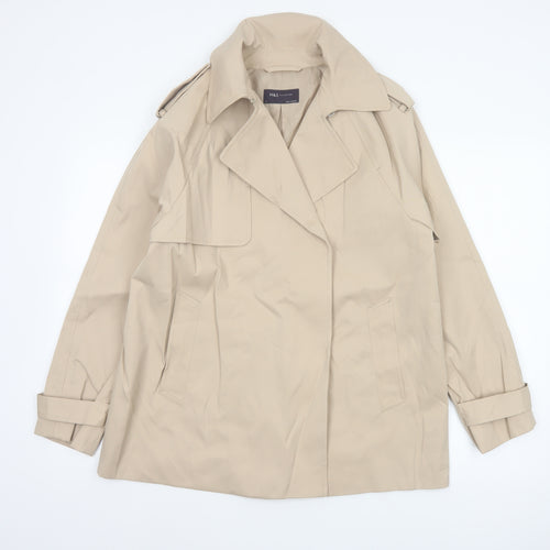 Marks & Spencer Women’s Beige Size 12 Mid-Length Trench Coat