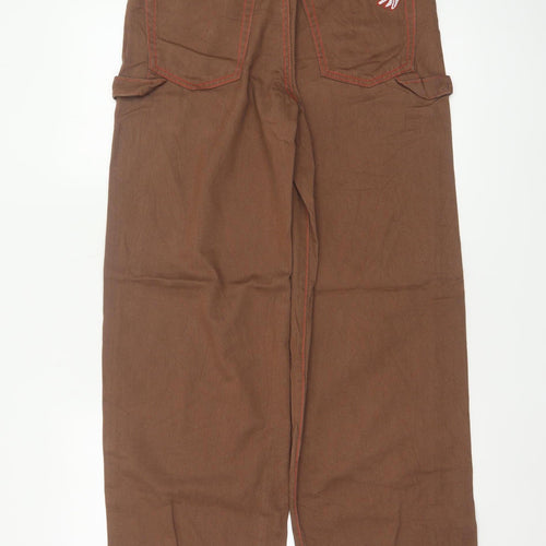 No Fear x H&M Women’s Brown Wide-Leg Logo Jeans UK 10