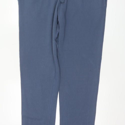 Marks & Spencer Men's Blue XL Long Regular Fit Sweatpants Joggers