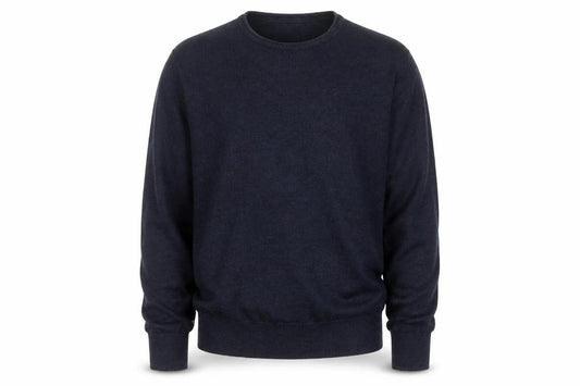 Gap Men’s Navy Blue M Linen Crew Neck Pullover Jumper Knit