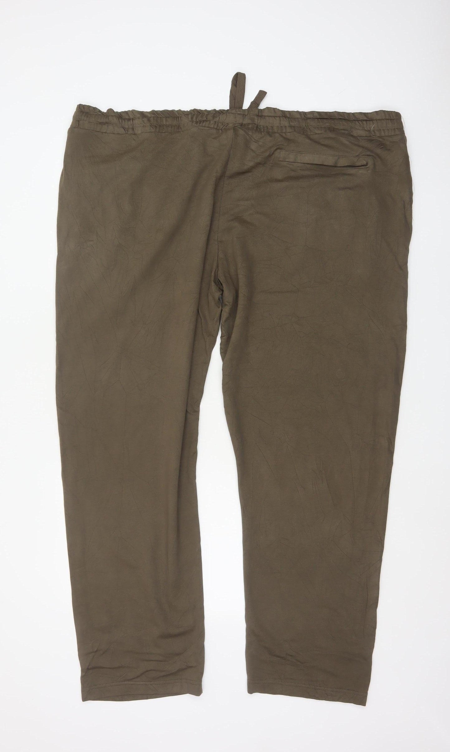 Marks and Spencer Men's Brown 5XL Jogger Trousers Elastic Waist