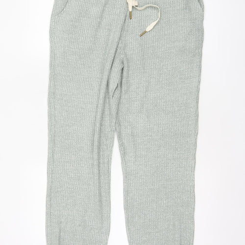 M&S Women’s Green M Knit Drawstring Lounge Pyjama Trousers