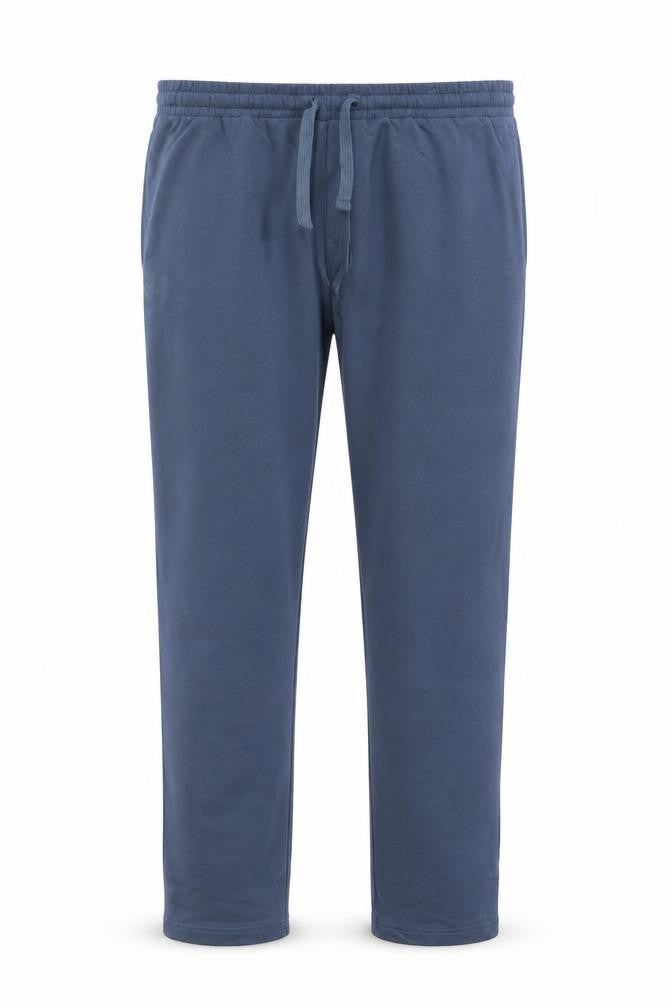 Marks & Spencer Men's Blue XL Regular Fit Cotton Blend Jogger Trousers