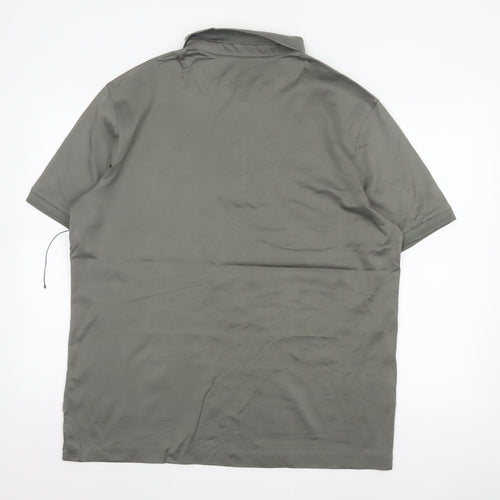 Autograph Men’s Grey XL Supima Cotton Short Sleeve Polo Shirt