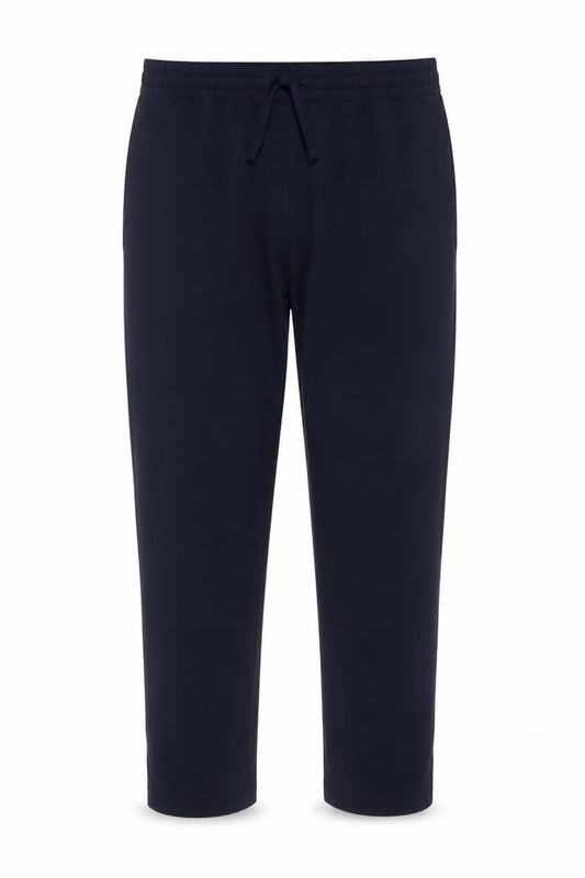Marks and Spencer Men's Navy 2XL Regular Jogger Trousers Drawstring