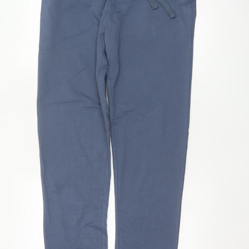 M&S Men’s Blue M Regular Fit Drawstring Jersey Jogger Trousers