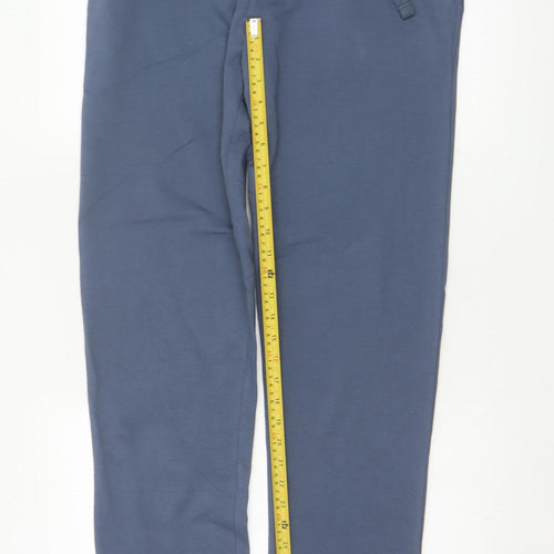 M&S Men’s Blue M Regular Fit Drawstring Jersey Jogger Trousers
