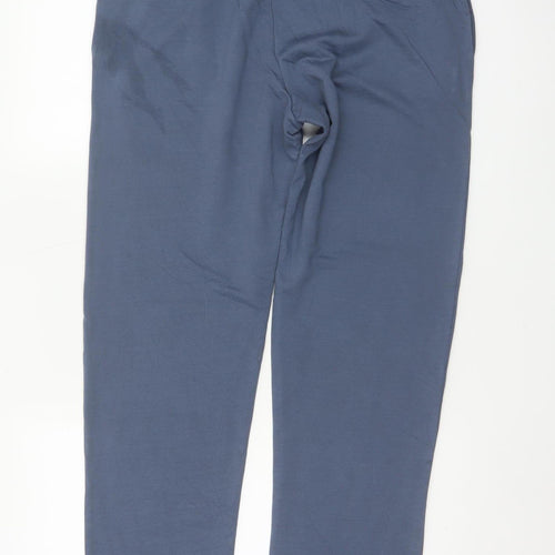 M&S Men’s Blue M Regular Fit Drawstring Jersey Jogger Trousers