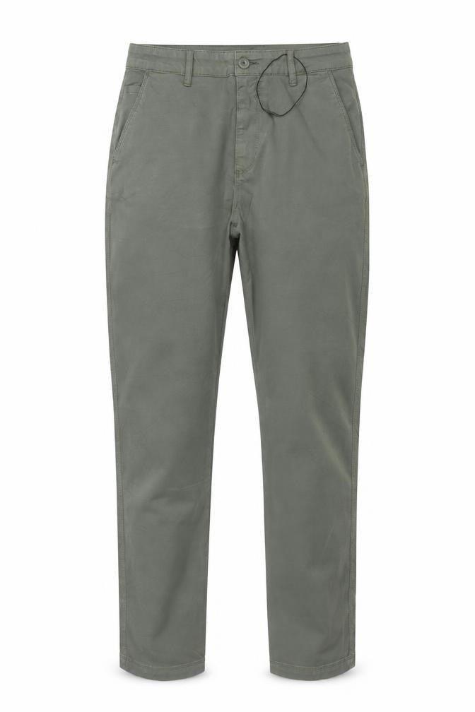 Marks & Spencer Men Green 30/33 Regular Tapered Chino Trousers