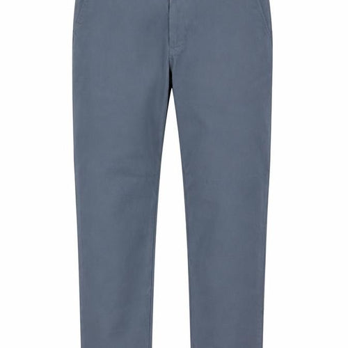 Marks and Spencer Men Blue 32/33 Skinny Fit Stretch Chino Trousers