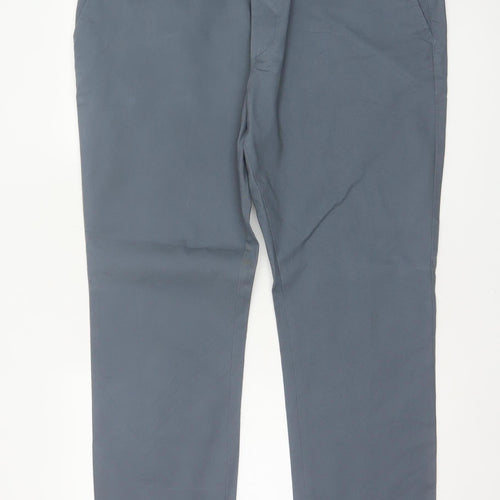 Marks & Spencer Men’s Grey 40/31 Slim Fit Stretch Chino Trousers
