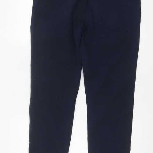 Marks and Spencer Men Blue 34 Slim Ultimate Chino Trousers 34/29