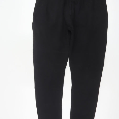 Twinzz Men’s Black Logo Tapered Jogger Trousers Size M