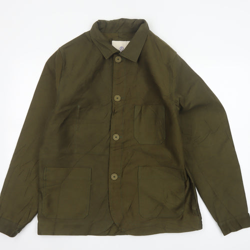 Bleu de Chauffe Men's Green M Military Cotton Work Jacket France