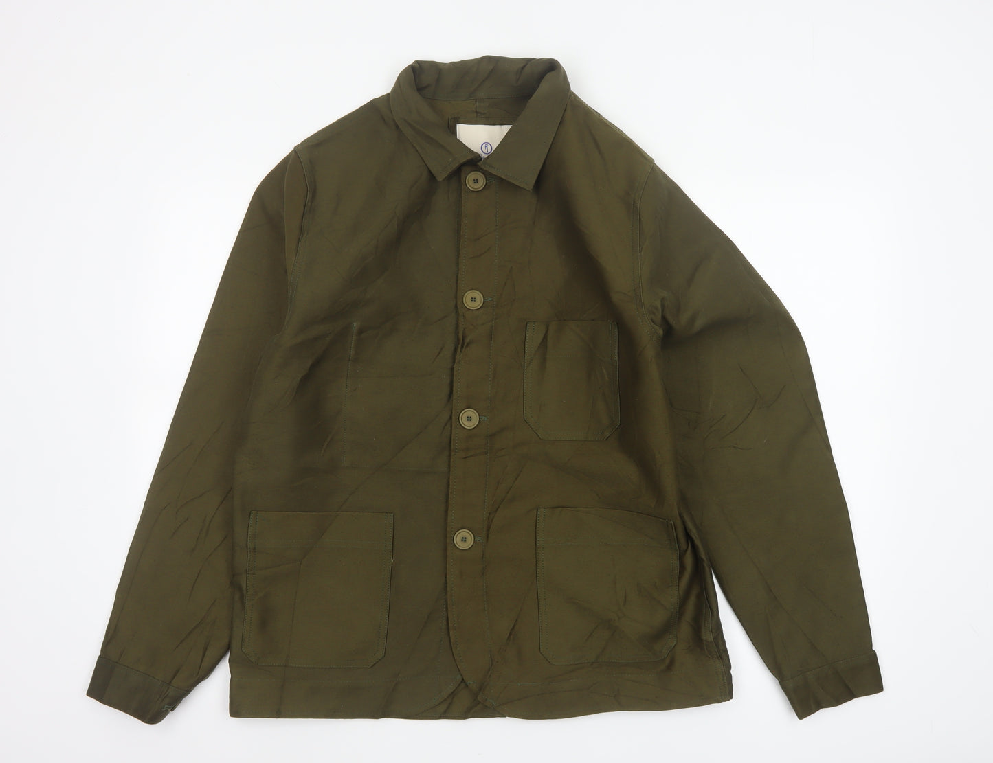Bleu de Chauffe Men's Green M Military Cotton Work Jacket France