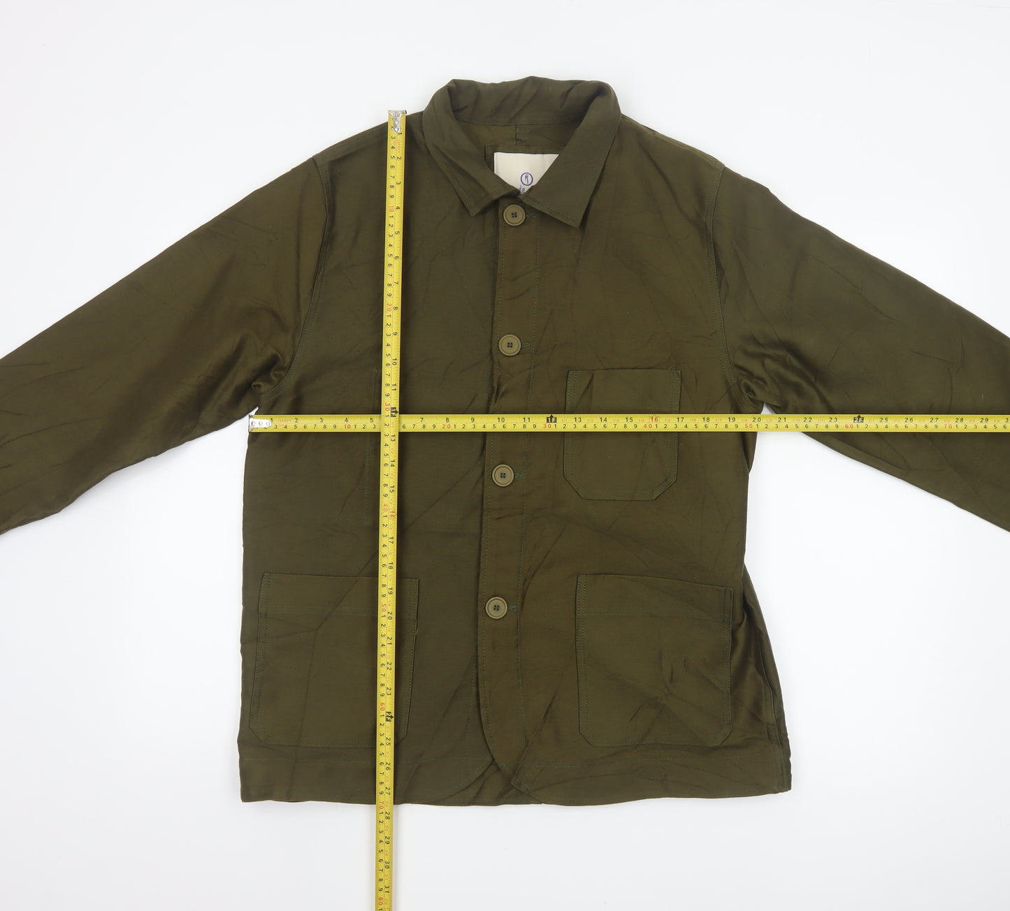 Bleu de Chauffe Men's Green M Military Cotton Work Jacket France