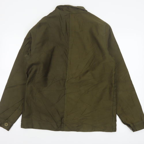 Bleu de Chauffe Men's Green M Military Cotton Work Jacket France