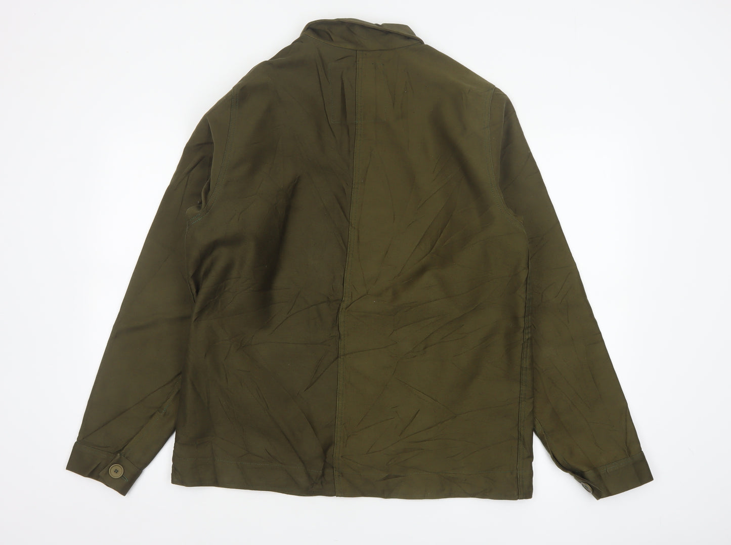 Bleu de Chauffe Men's Green M Military Cotton Work Jacket France