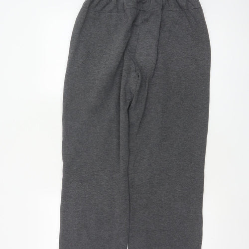 Lonsdale Men’s Grey M Fleece Sweatpants Joggers Drawstring Logo