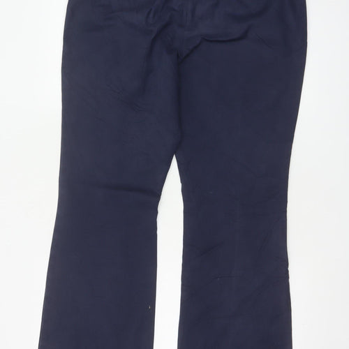 Boden Women’s Blue UK 16 Bootcut Stretch Smart Trousers