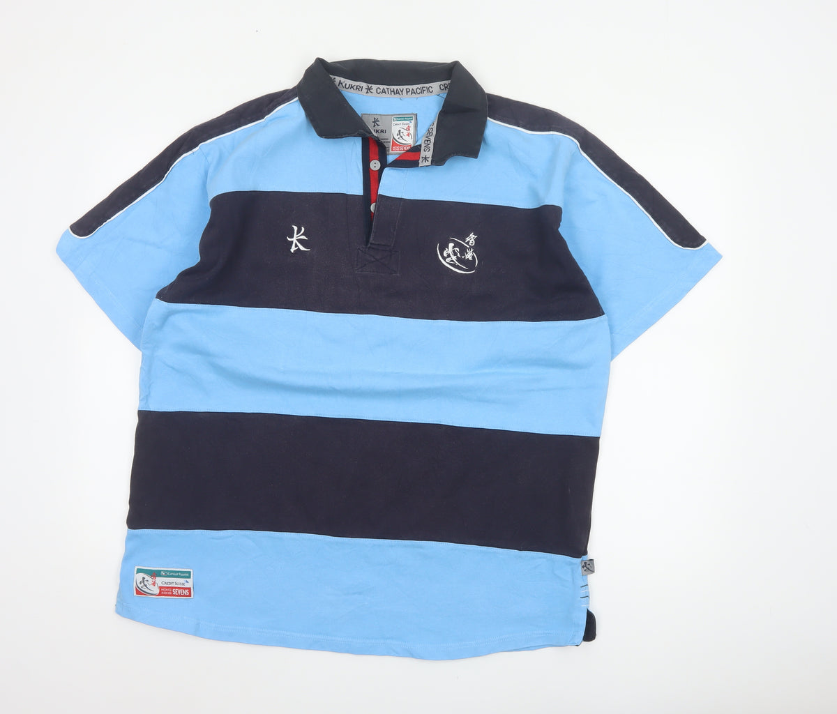 Kukri Men’s Blue XL Hong Kong Sevens 09 Rugby Polo Shirt