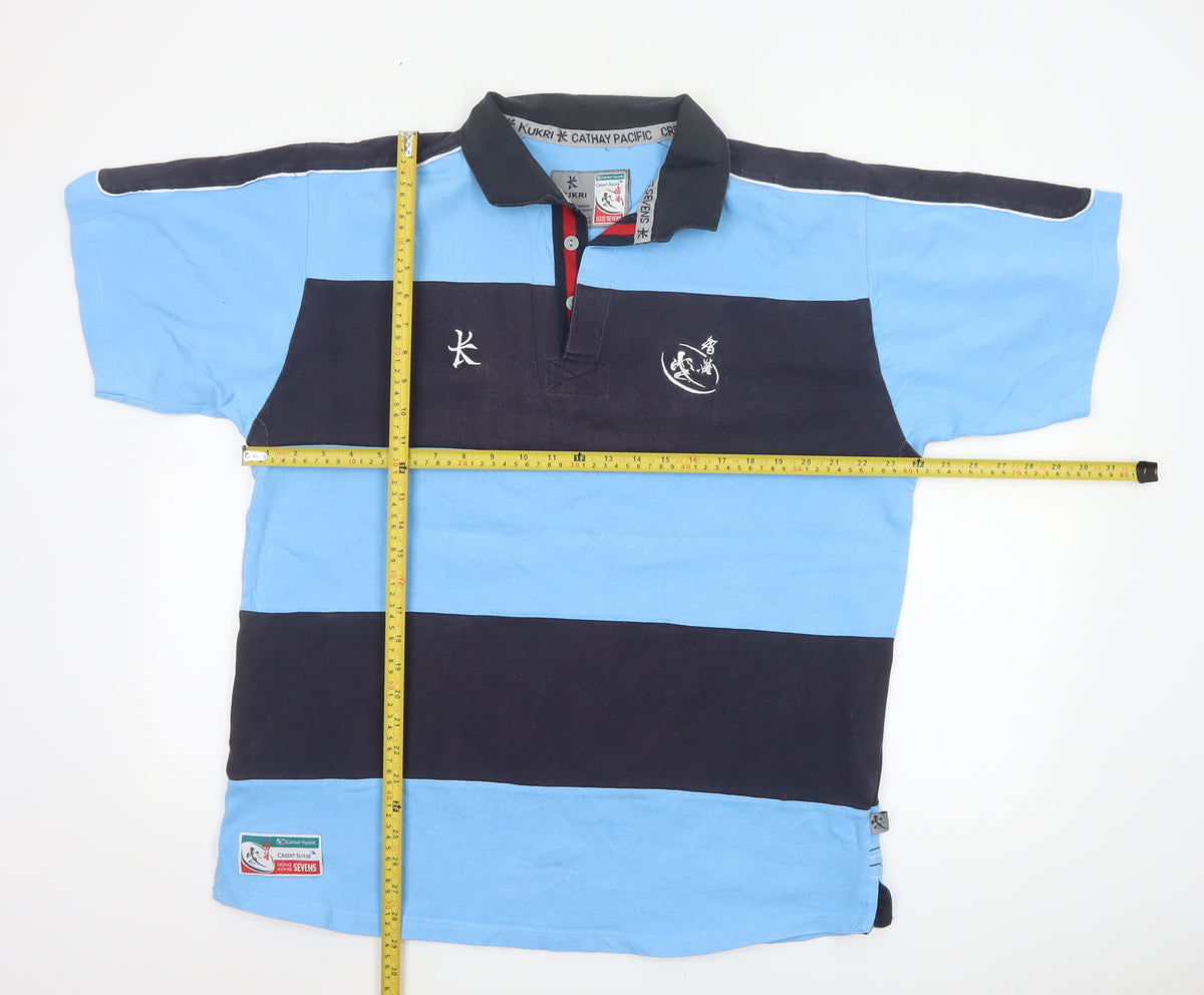 Kukri Men’s Blue XL Hong Kong Sevens 09 Rugby Polo Shirt
