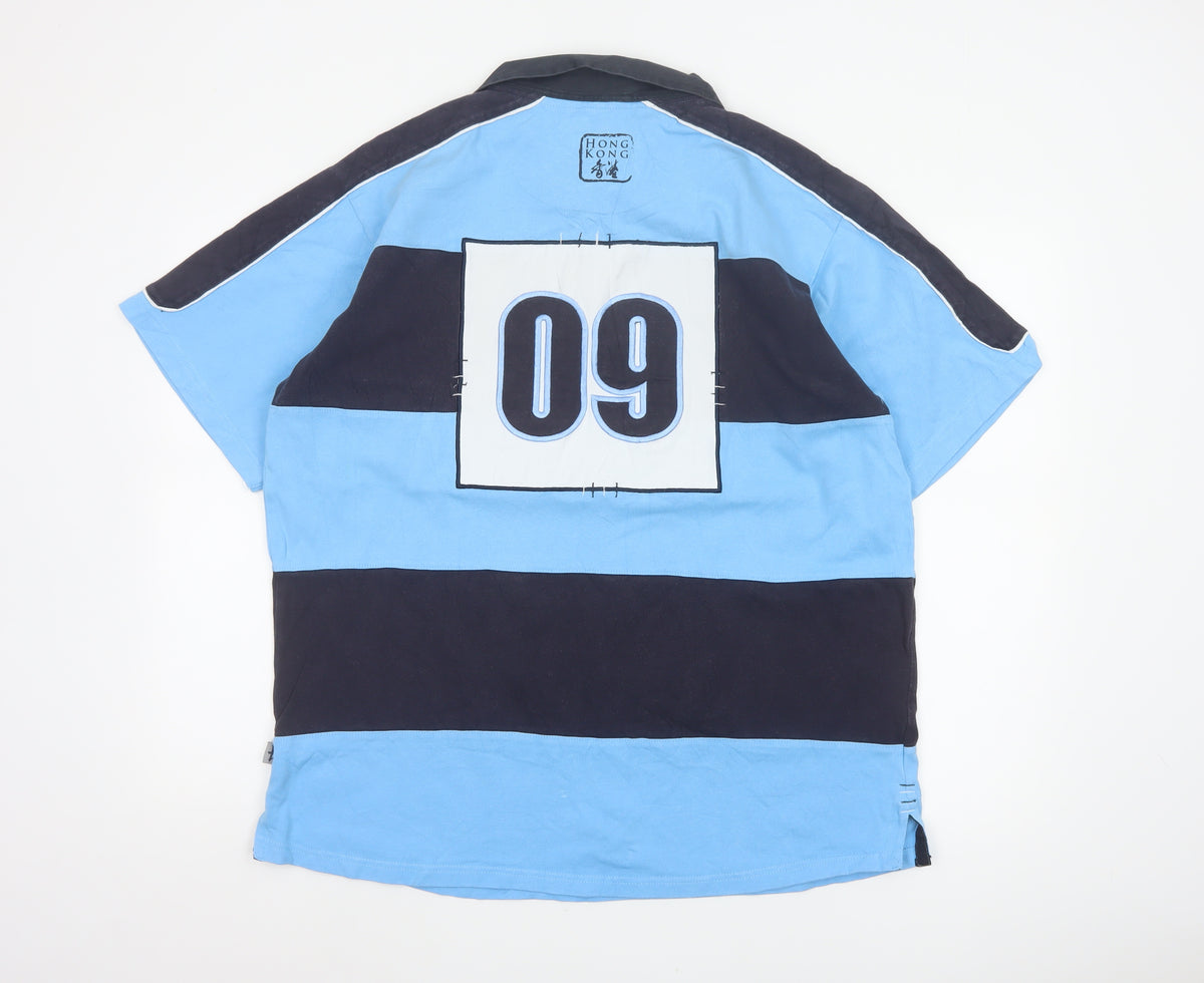 Kukri Men’s Blue XL Hong Kong Sevens 09 Rugby Polo Shirt