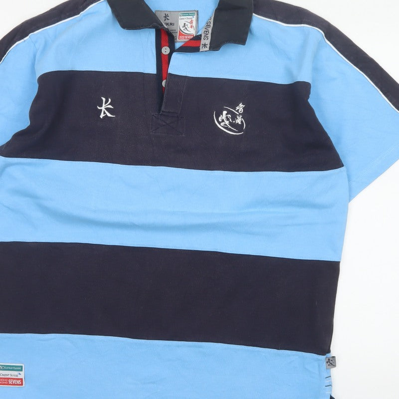 Kukri Men’s Blue XL Hong Kong Sevens 09 Rugby Polo Shirt