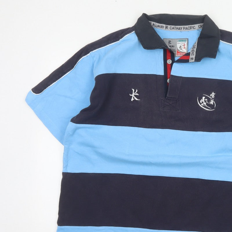 Kukri Men’s Blue XL Hong Kong Sevens 09 Rugby Polo Shirt