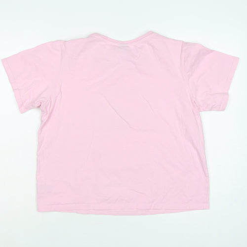 Star Wars Women's Pink M Grogu Graphic Cotton Pyjama T-Shirt Set