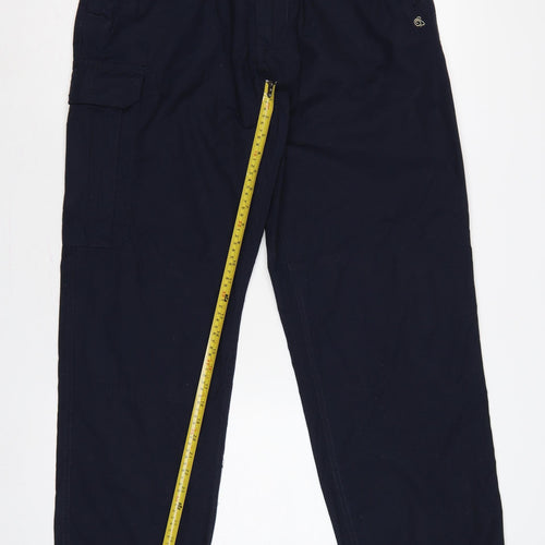 Craghoppers Men’s Blue 32R Cargo Trousers Regular Straight Leg