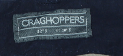 Craghoppers Men’s Blue 32R Cargo Trousers Regular Straight Leg