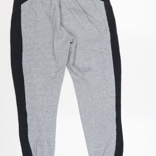 Under Armour Women's Grey Black S Loose Fleece Jogger Sweatpants
