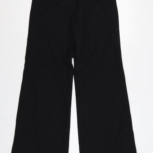 Farhi Women’s Black UK 10 Wide-Leg Wool Tailored Dress Trousers