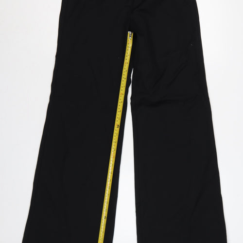 Farhi Women’s Black UK 10 Wide-Leg Wool Tailored Dress Trousers