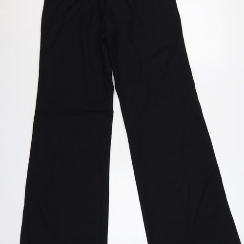 Farhi Women’s Black UK 10 Wide-Leg Wool Tailored Dress Trousers