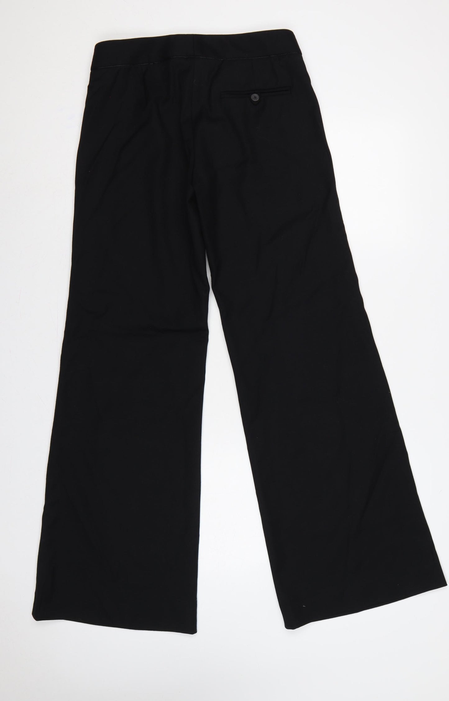 Farhi Women’s Black UK 10 Wide-Leg Wool Tailored Dress Trousers