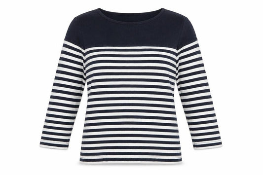 Wallis Women’s Navy White Stripe Knit Long Sleeve Top UK 14