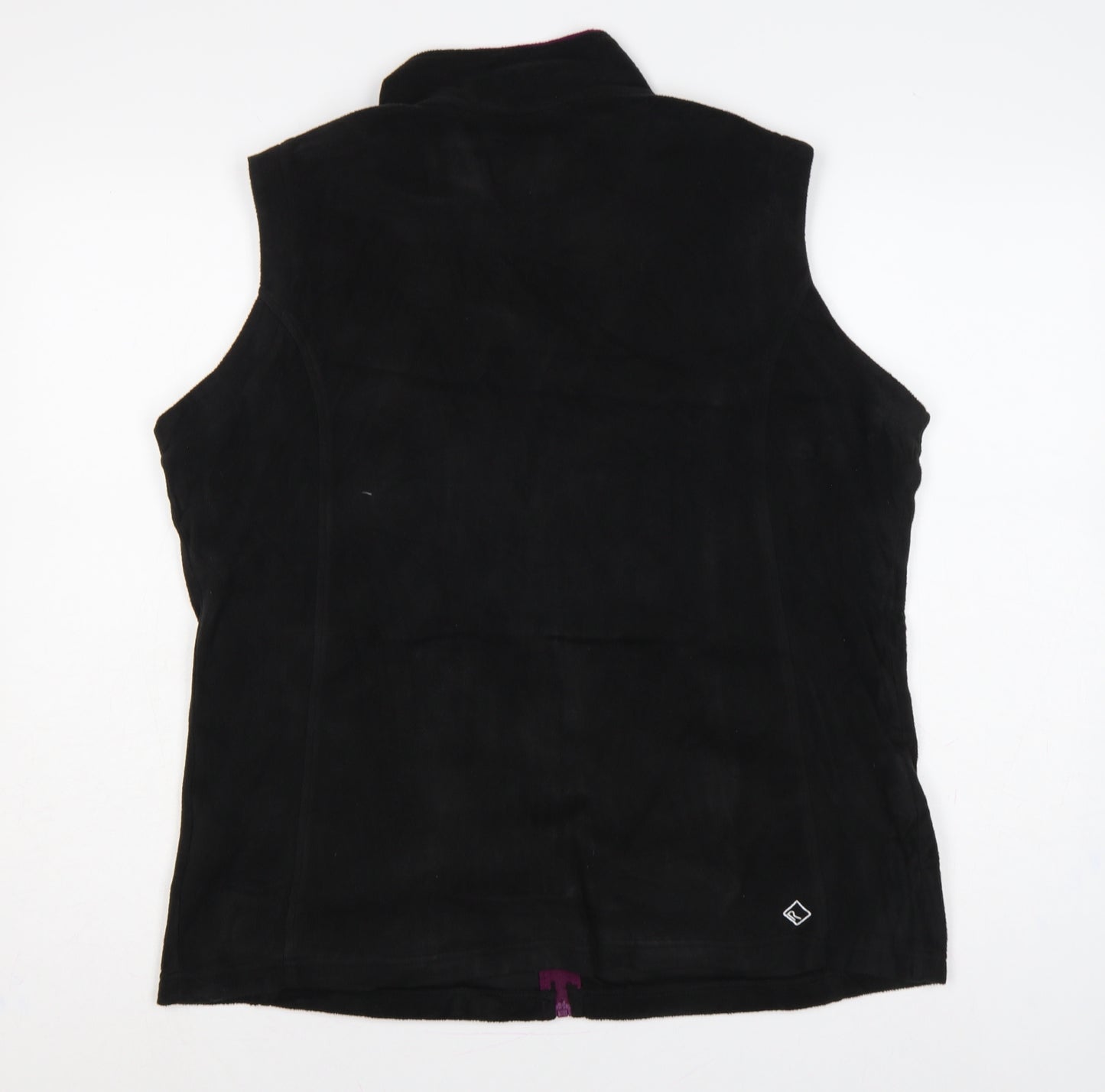 Regatta Women's Black UK 18 Fleece Bodywarmer Waistcoat Full Zip