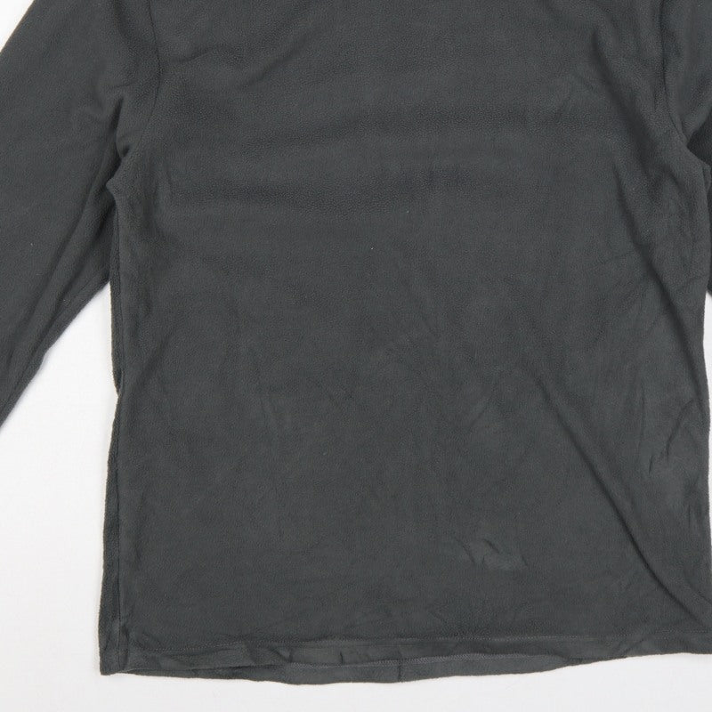 Harvey James Men's Grey L Fleece Crew Neck Pullover Sweatshirt