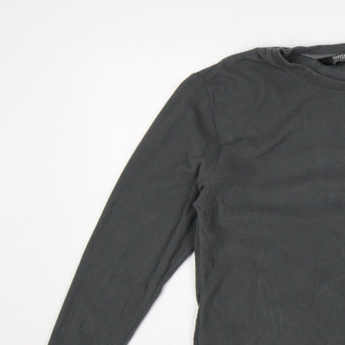Harvey James Men's Grey L Fleece Crew Neck Pullover Sweatshirt