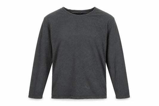 Harvey James Men's Grey L Fleece Crew Neck Pullover Sweatshirt