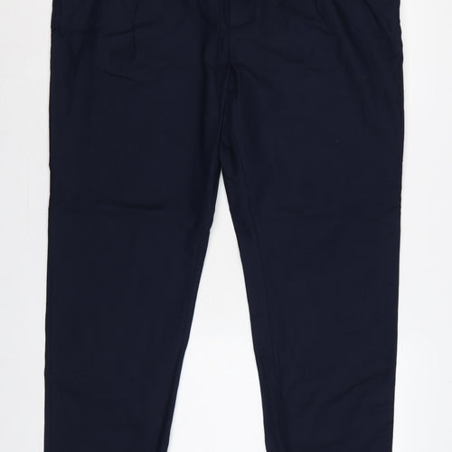 Marks & Spencer Autograph Men’s Navy 42L Tapered Smart Trousers