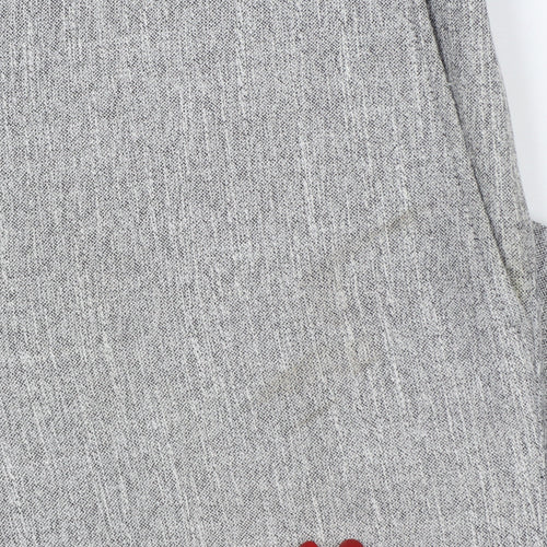 Moss London Men’s Grey 32in Slim Fit Tapered Dress Trousers