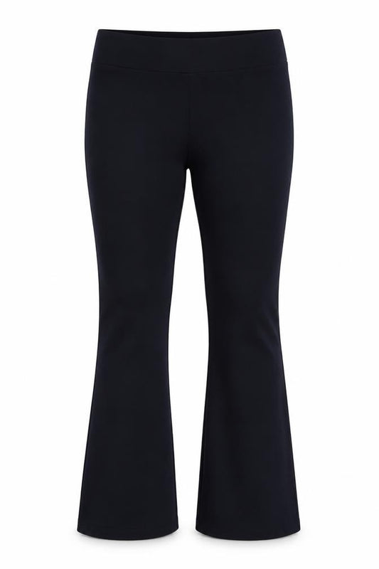 M&S Women’s Blue UK 14 Short High Rise Stretch Flared Leggings